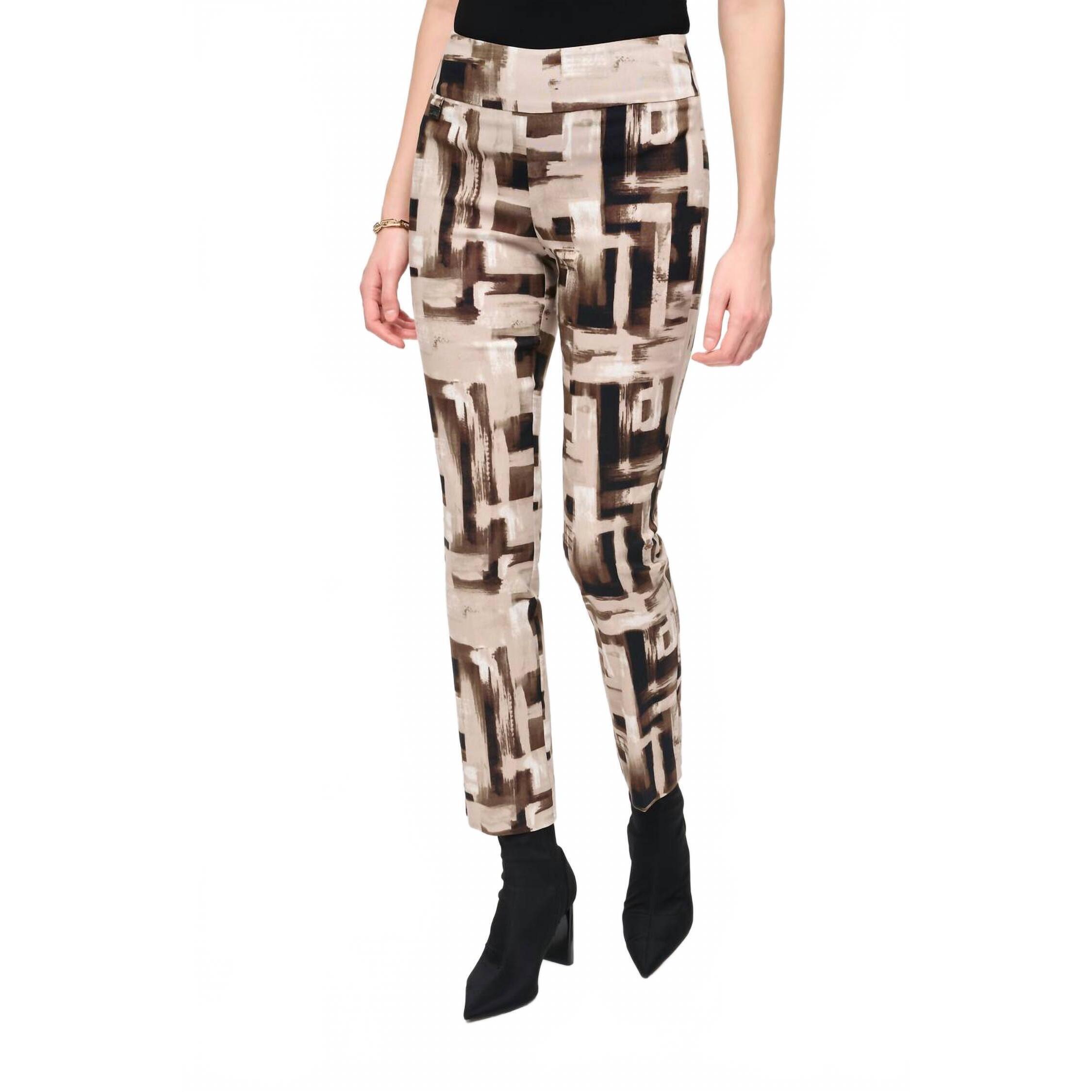 New Joseph Ribkoff Slim Fit Full Length Trousers In Vanilla